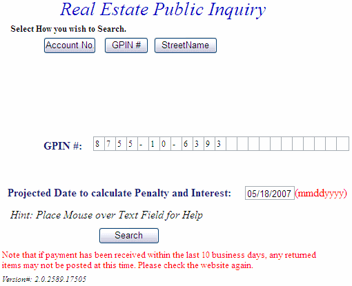 Search by Map ID example